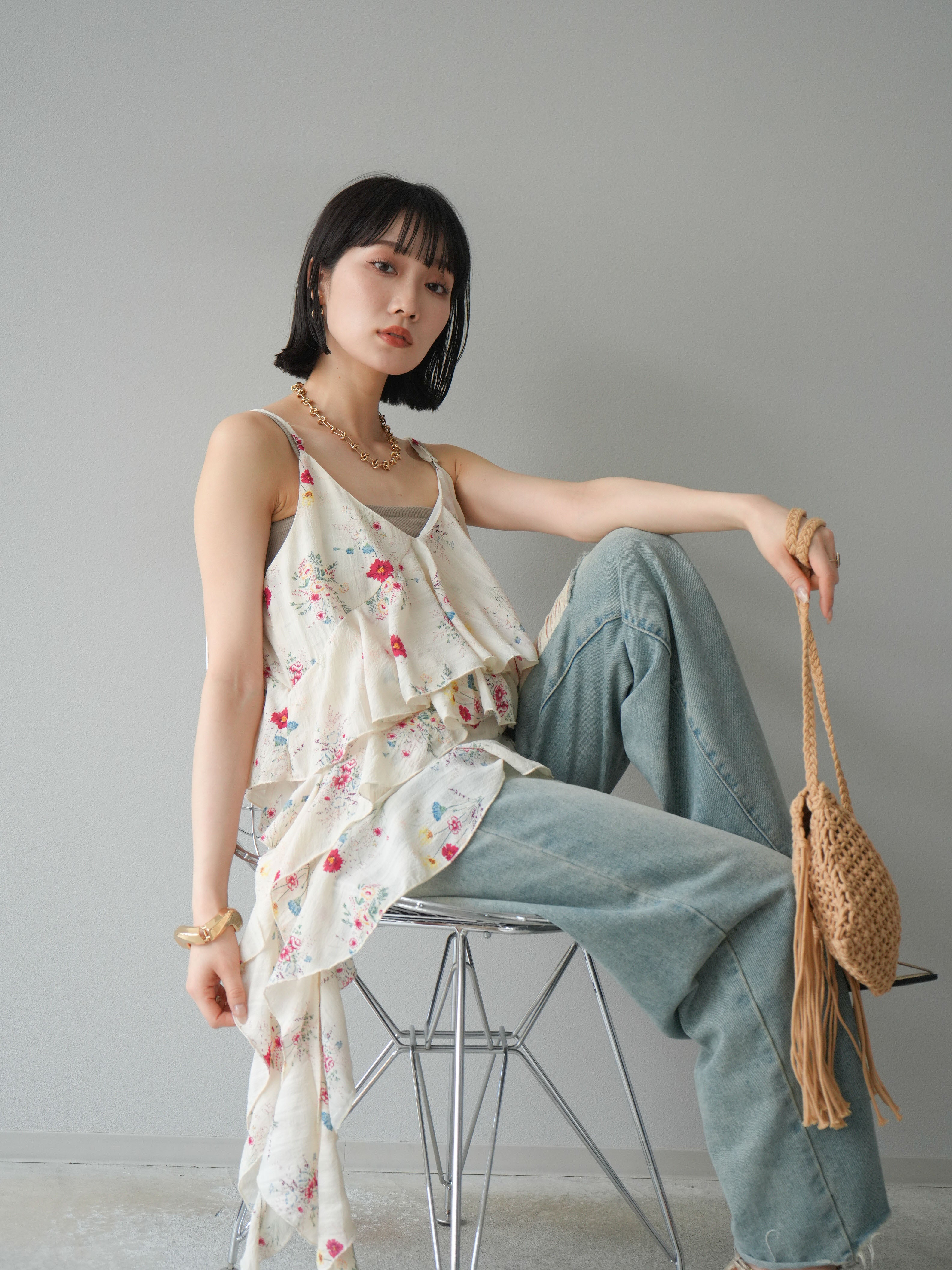 Lil Ambition フラワープリントキャミソール Lil Ambition フラワー