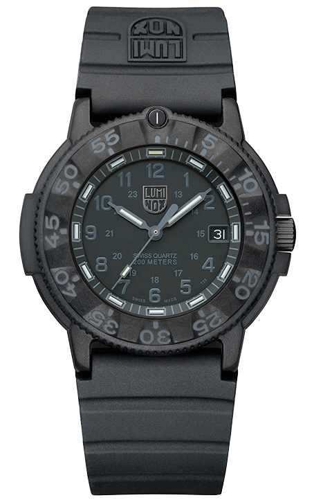 ORIGINAL NAVY SEAL 3000 SERIES Ref.3001.Blackout | Luminox