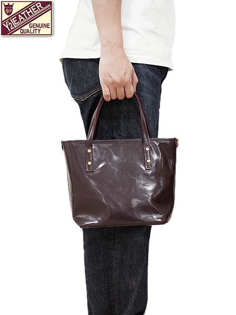 Y'2 LEATHER（ワイツーレザー） 】 ホースハイドミニトートバッグ
