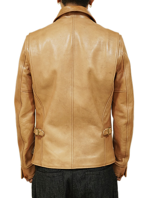 Y'2 LEATHER（ワイツーレザー） 】 柿渋ホースシングルライダース