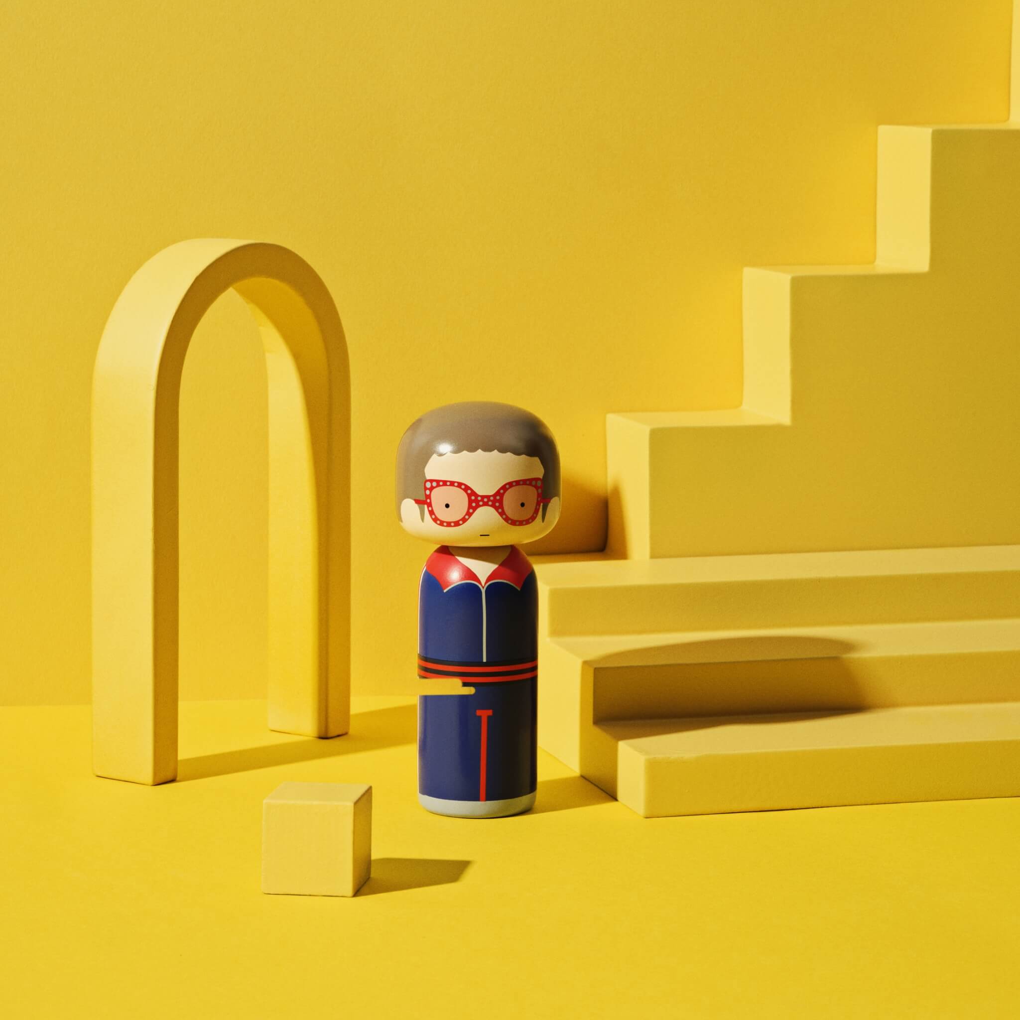 Elton John - Farewell Yellow Brick Road Kokeshi | Iconic Tribute