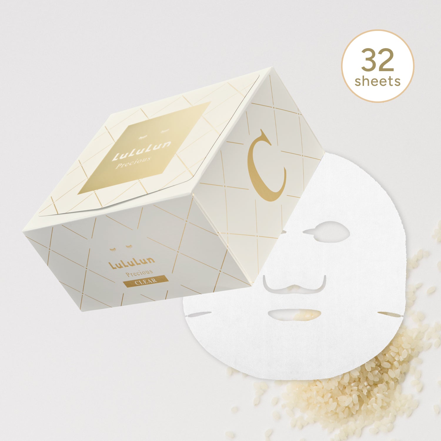 Precious Sheet Mask CLEAR (White) – Lululun USA