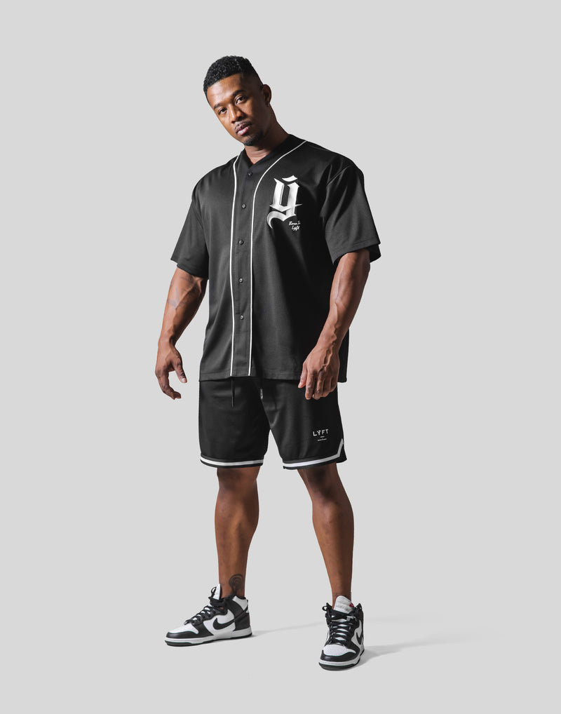 Old Y Mesh Baseball Shirt - Black – LÝFT