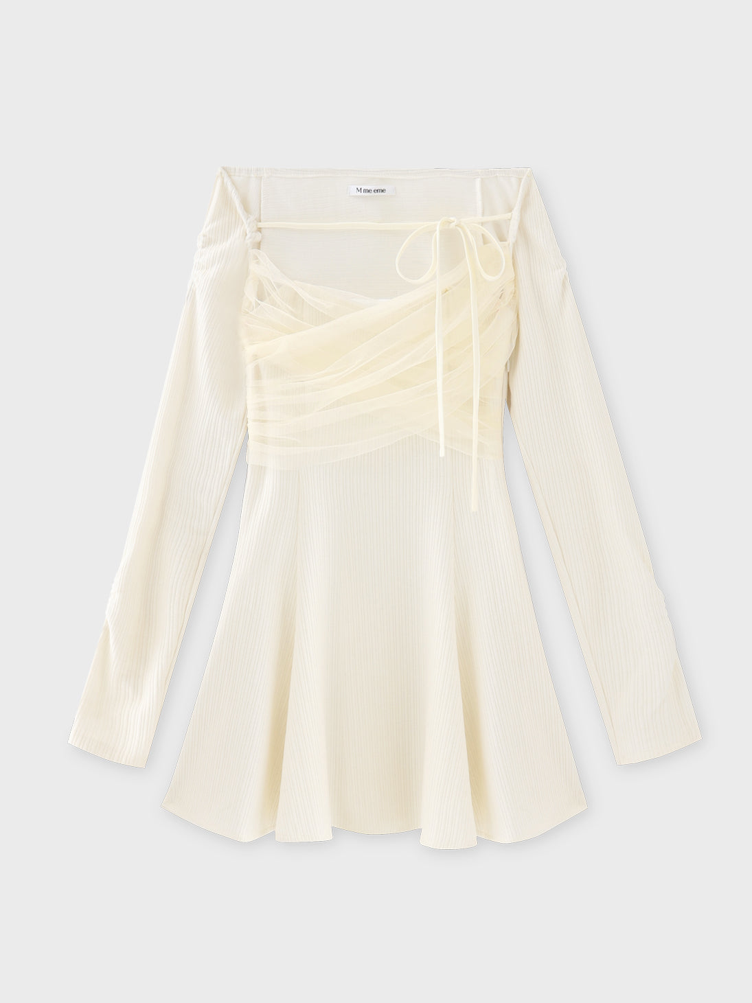 Cross tulle flare mini onepiece(eme10736) – M me eme