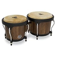 Amazon | LP エルピー ボンゴ Aspire Wood Bongos Black Hardware