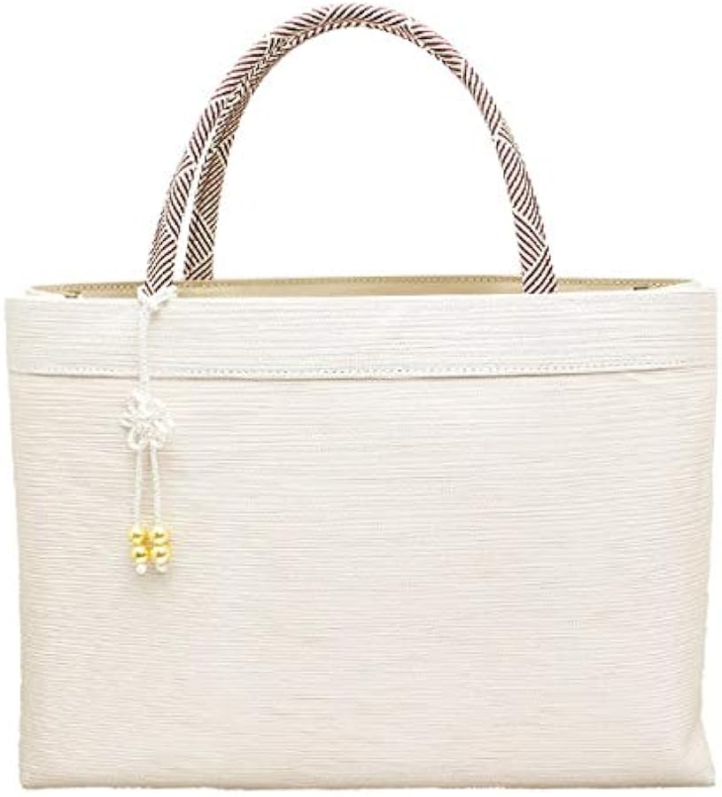 Amazon | [きもの寿庵] 和装 トートバッグ A4 表地絹 裏地綿 持ち手