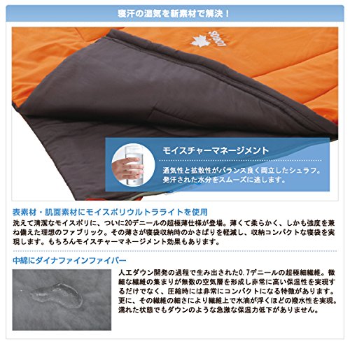 Amazon | ロゴス 寝袋 ウルトラコンパクトシュラフ・-2[最低使用温度-2