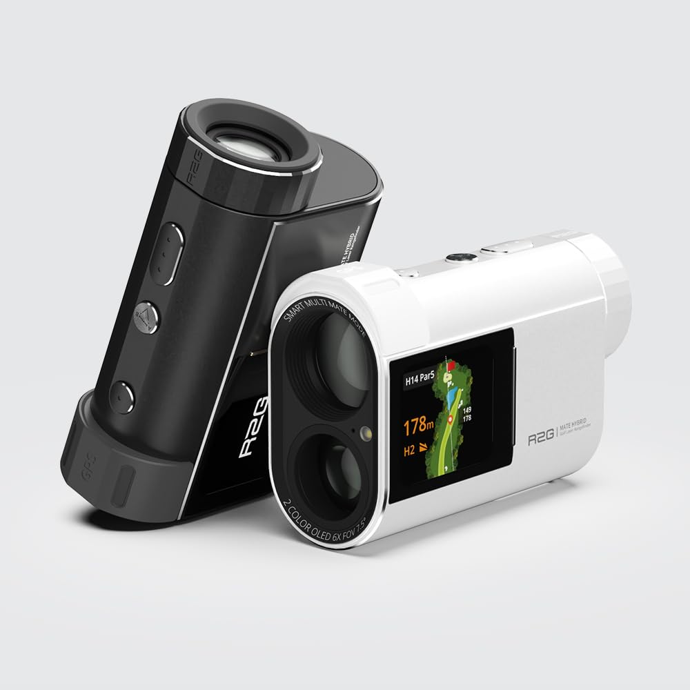 Amazon.co.jp: R2G レーザー距離計 ゴルフ 距離 計測 側面ディスプレイ