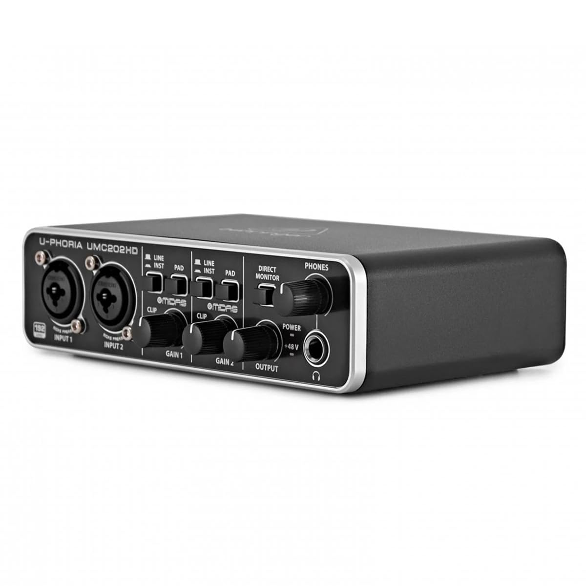 Behringer U-PHORIA UMC202HD Audiophile 2x2, 24-Bit/192 kHz USB
