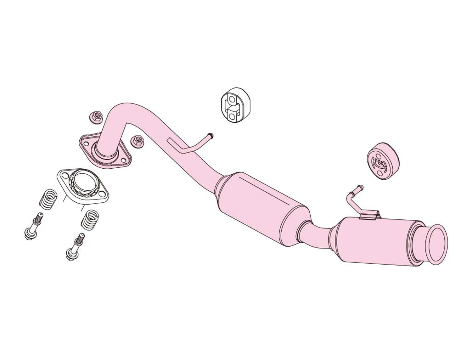 Amazon | フジツボ ( FUJITSUBO ) マフラー【 RIVID 】トヨタ ヴィッツ