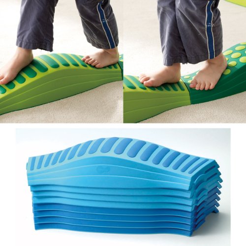 Amazon.co.jp: 平均台 バランス遊具 ウェイブバランス平均台 8本組