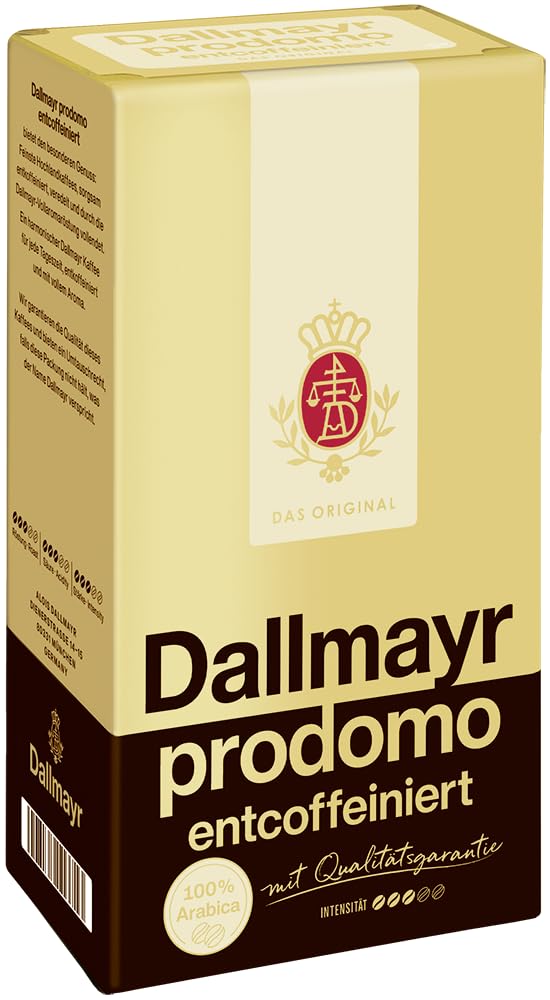 Dallmayr prodomo entcoffeiniert gemahlen, 500 g : Amazon.de
