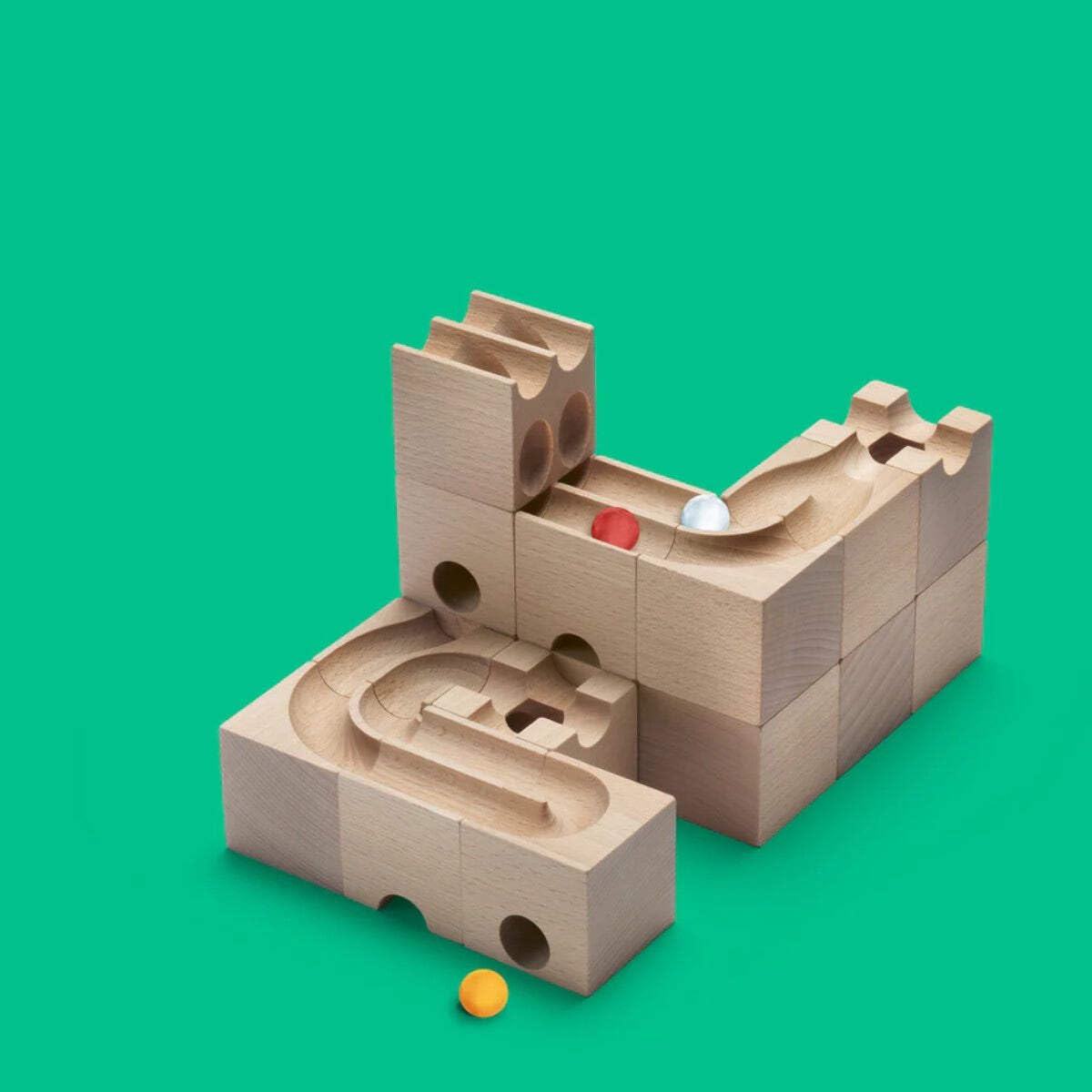 Amazon.com: CUBORO Duo - Extra Set - Wooden Marble Run : Toys & Games