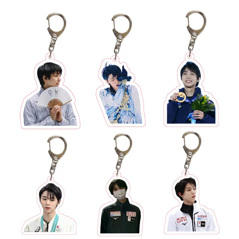 Amazon.co.jp: 【PANHUI】 for 羽生結弦 キーホルダー 6個セット for