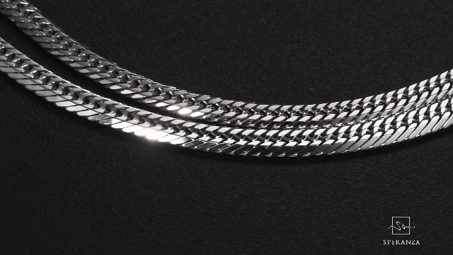 Amazon | [スペランツァ] プラチナ850 Pt850 喜平 ネックレス 12面