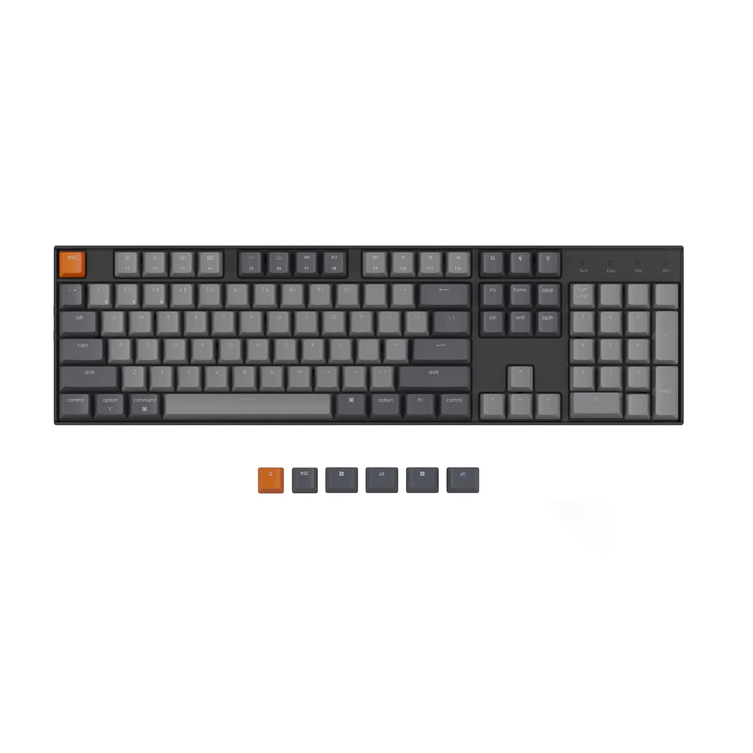 Amazon.com: Keychron K10 Wireless Mechanical Gaming Keyboard, 104