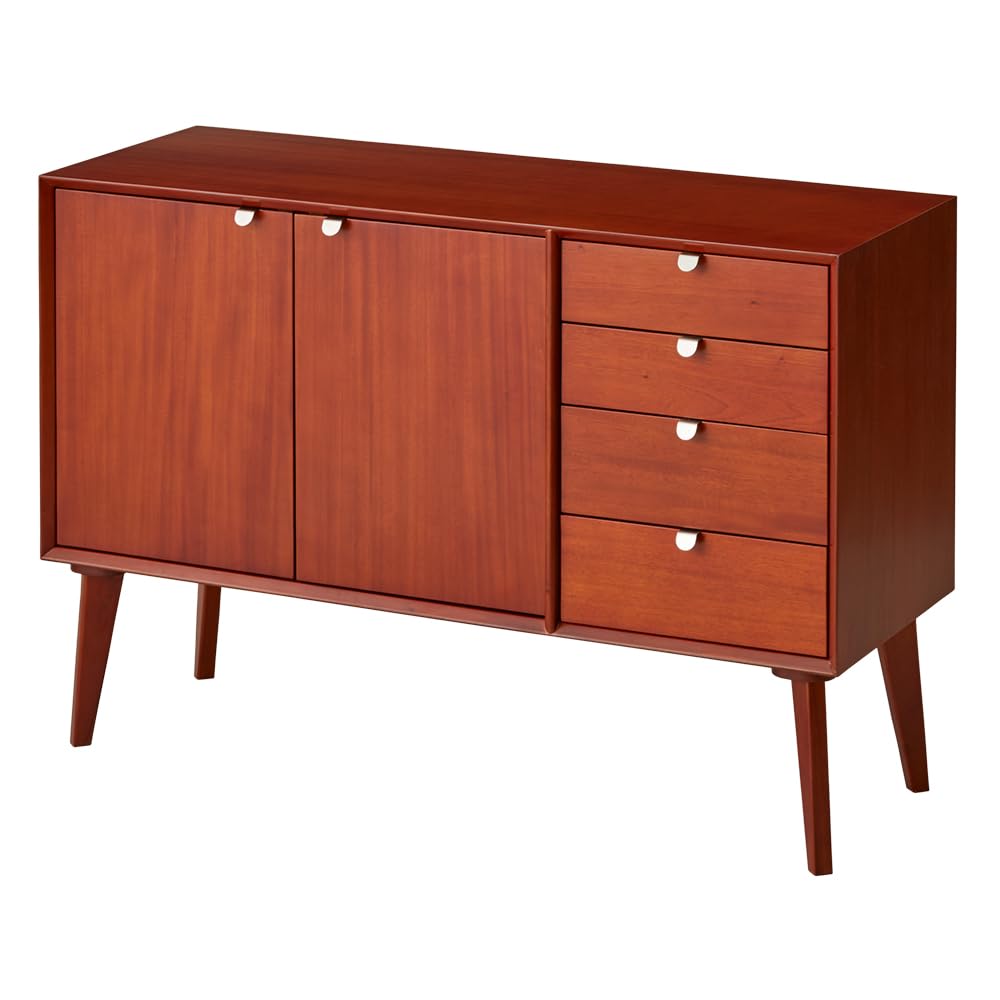 Amazon.co.jp: リコメン堂 キャビネット 幅110cm サイドボード