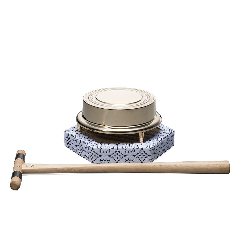 Amazon｜仏壇屋 滝田商店 鉦吾(しょうご)セット 4.5寸 鉦吾最大直径