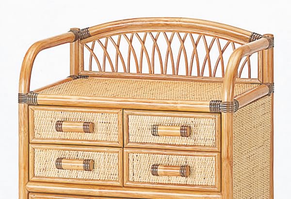 Amazon｜籐チェスト ラタン 籐家具 引き出し9杯タイプ 55センチ幅 収納