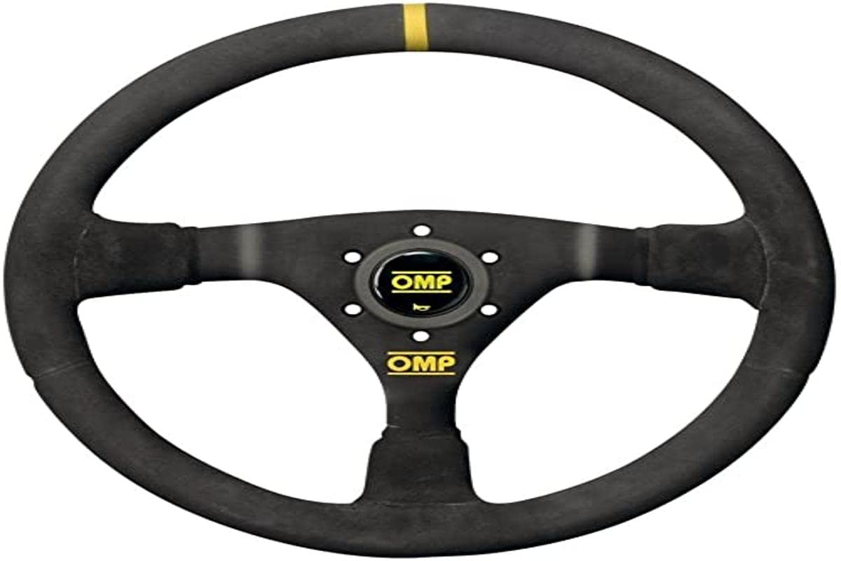 Amazon | OMP ステアリング WRC ブラック スエード OD/1979/N