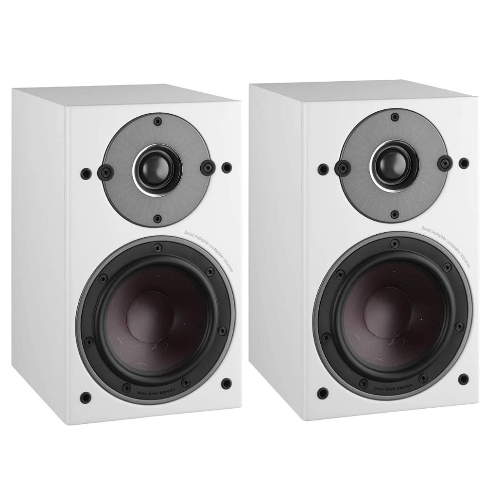 Amazon.com: DALI Oberon 1 Bookshelf Speakers - White (Pair
