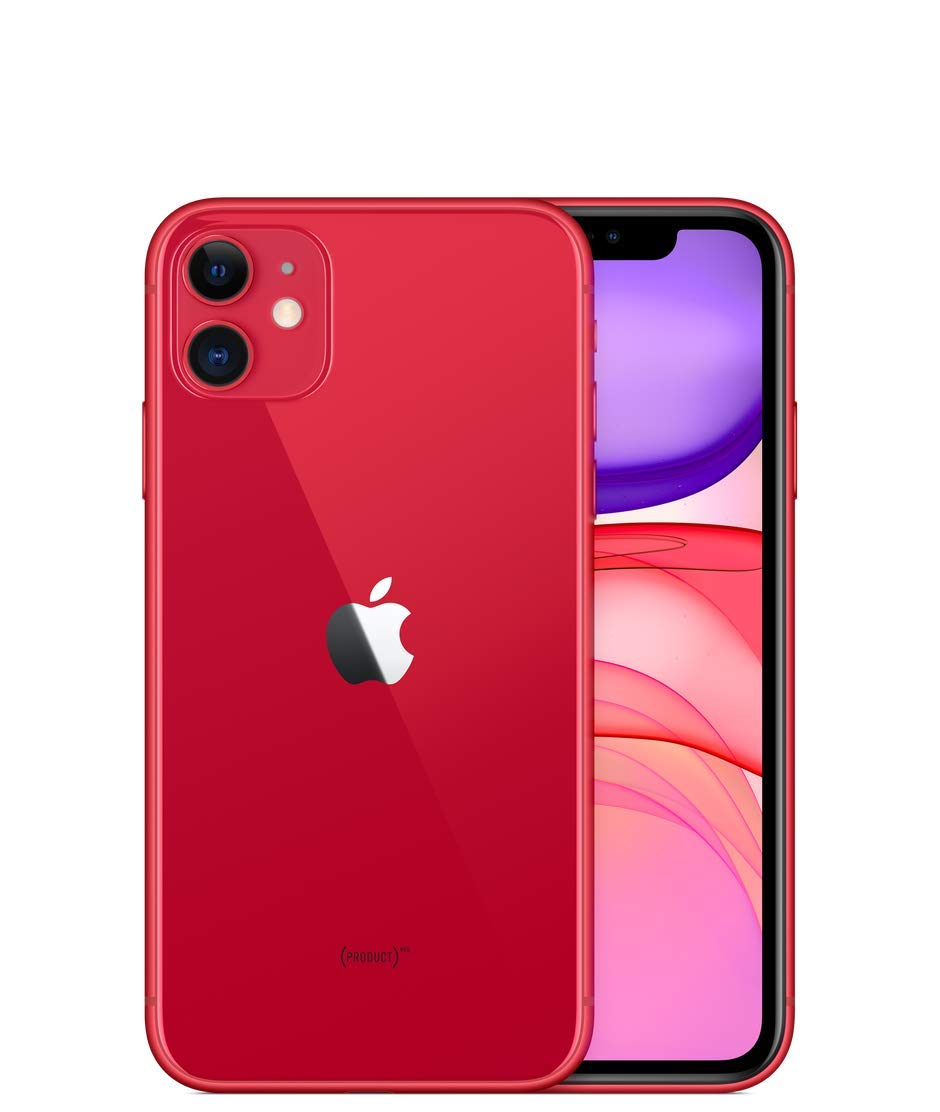Apple iPhone 11, 64GB, Red - Fully Unlocked (Renewed Premium