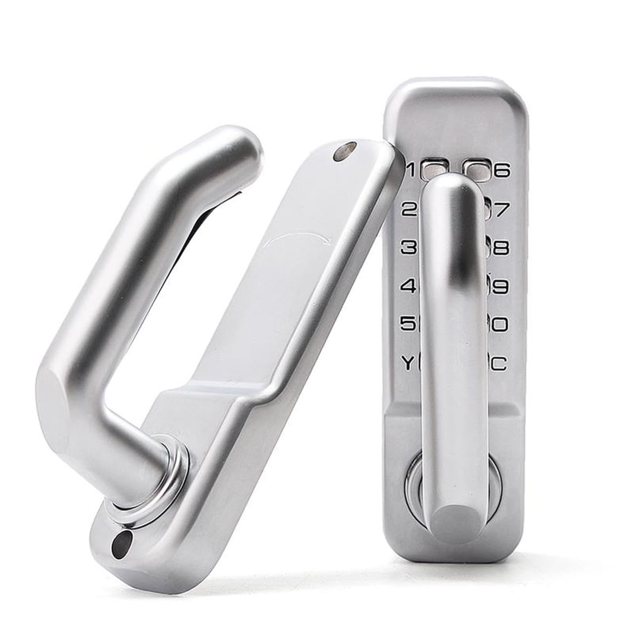 Amazon.co.jp: 機械式デジタルドアロック キーレス錠 暗証番号式 4-7桁