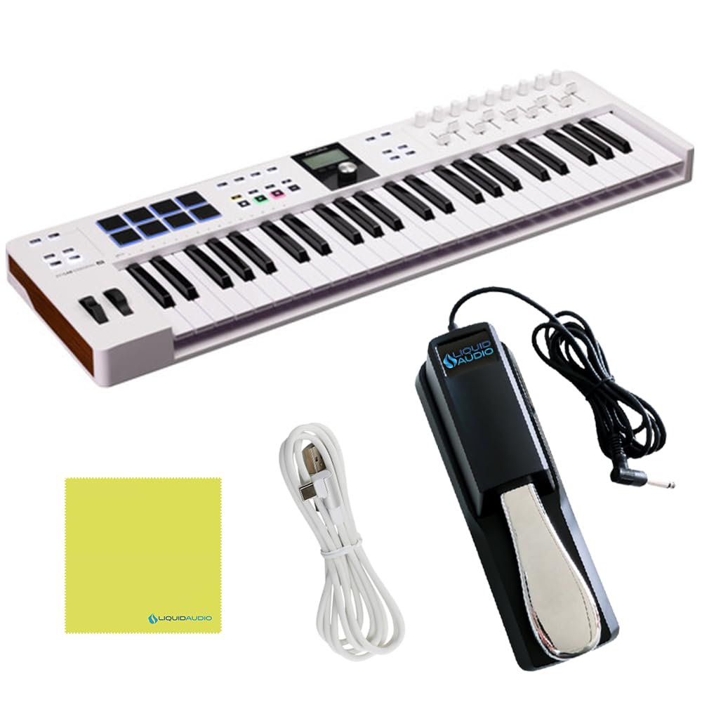 Amazon | Arturia KeyLab エッセンシャル MK3 49 キーキーボード MIDI