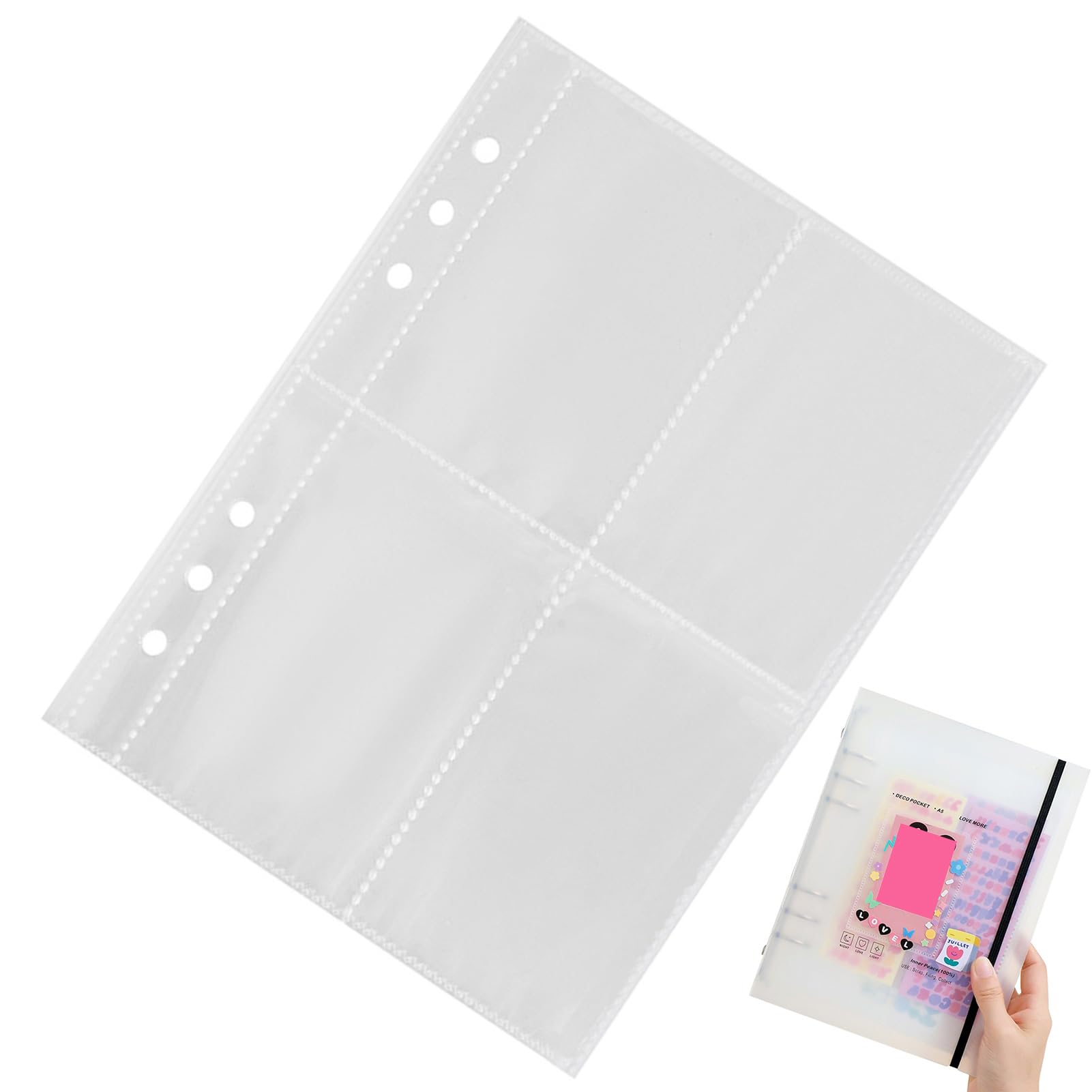 Amazon.co.jp: フォトカード ホルダー ブック バインダー、A5 フォト