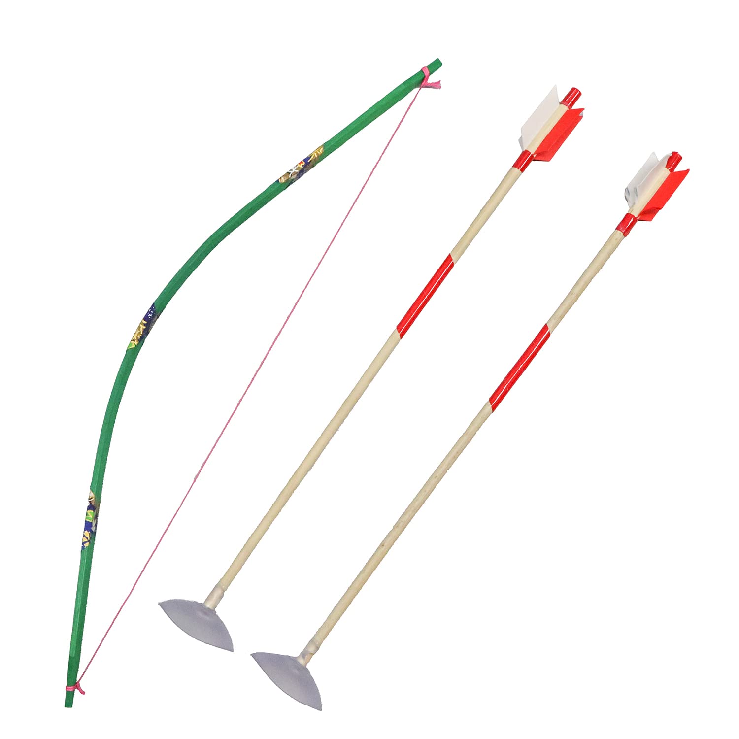 バリ島の弓矢と吹き矢の民族工芸品セット 弓道が子どもでも楽しめる 竹