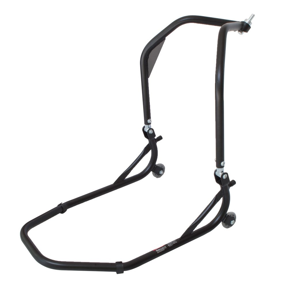 Amazon.co.jp: AP モーターサイクルフロントスタンド ブラック MF372