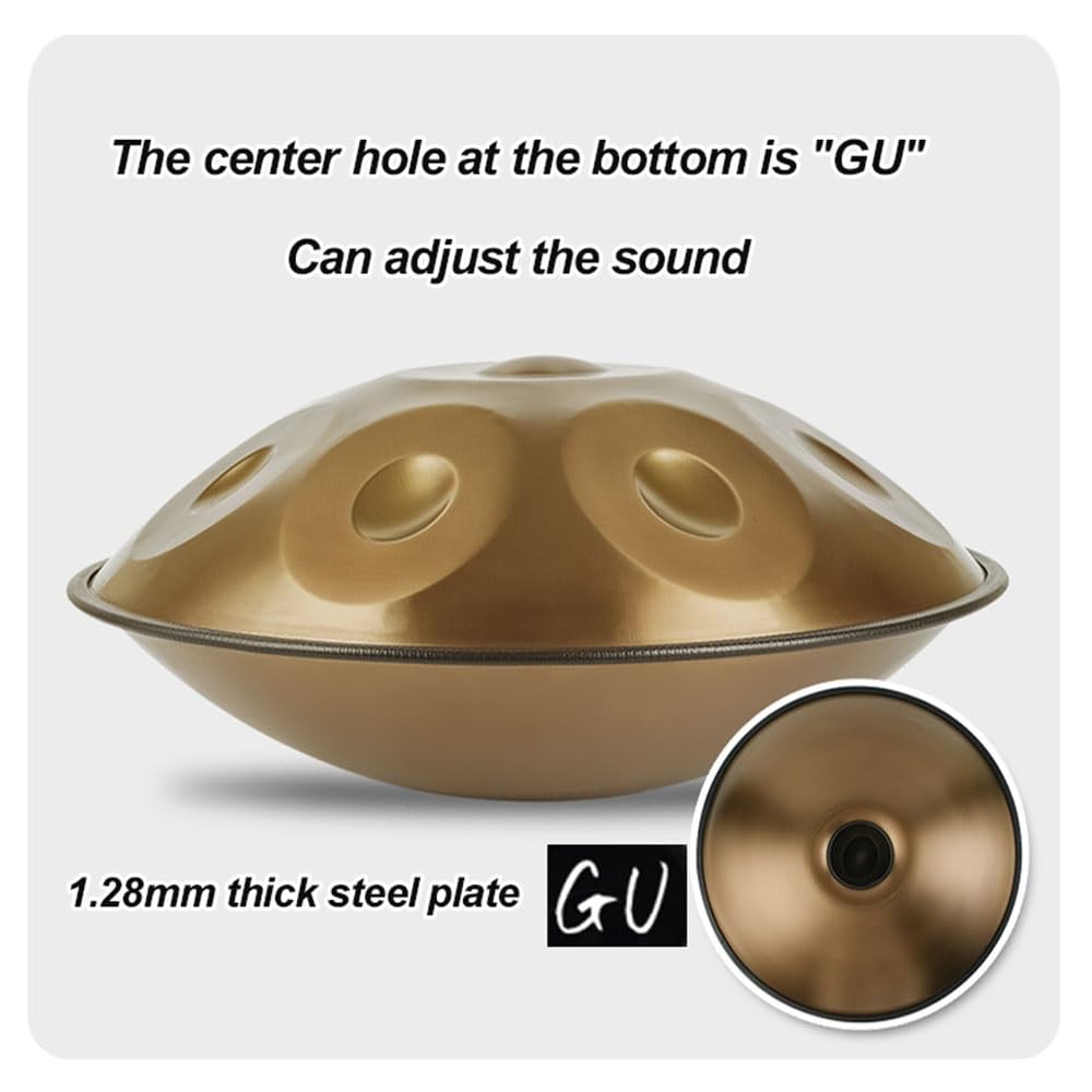 ハンドパン 小さめの47センチ 9音 Gマイナー（指カバーもお付けします