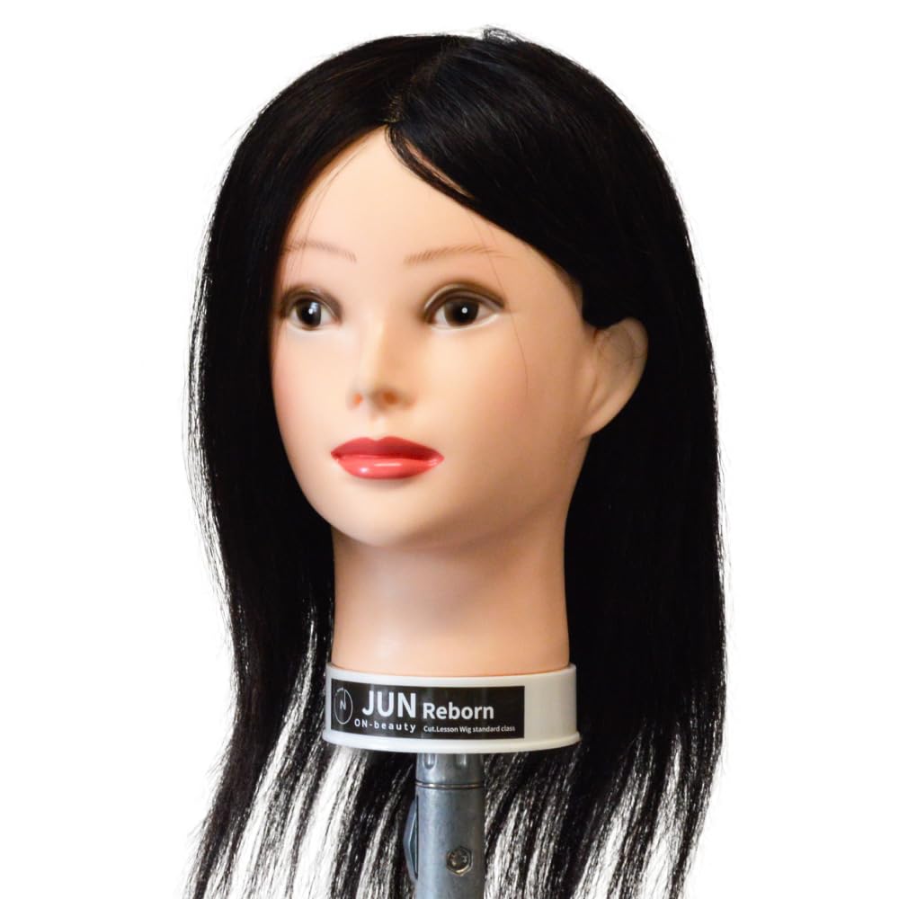 Amazon.co.jp: ON beauty JUN Reborn カットウィッグ 練習用 人毛100