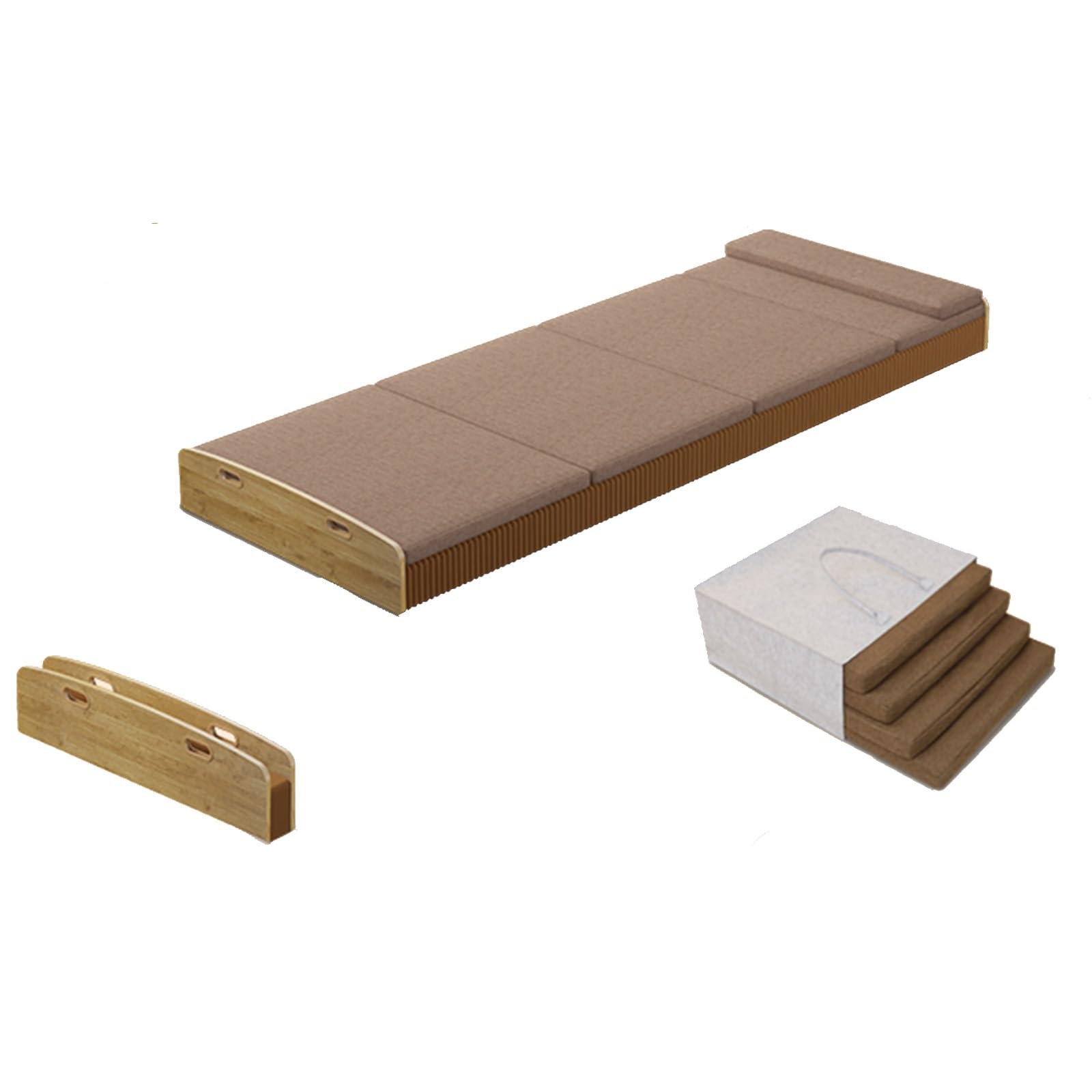 Amazon｜EFGETD ベッド ペーパーベッド アコーディオン式ベッド