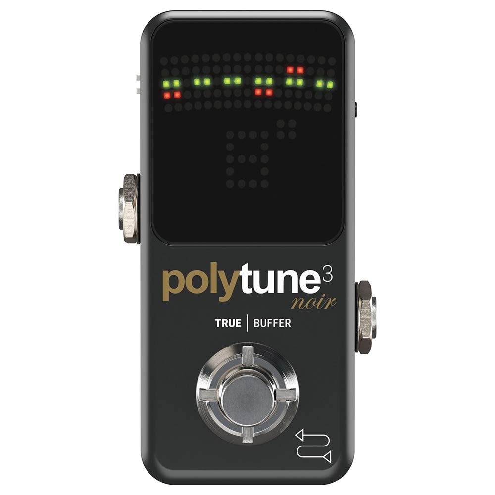 TC Electronic POLYTUNE 3 NOIR Tiny Polyphonic Tuner with Multiple
