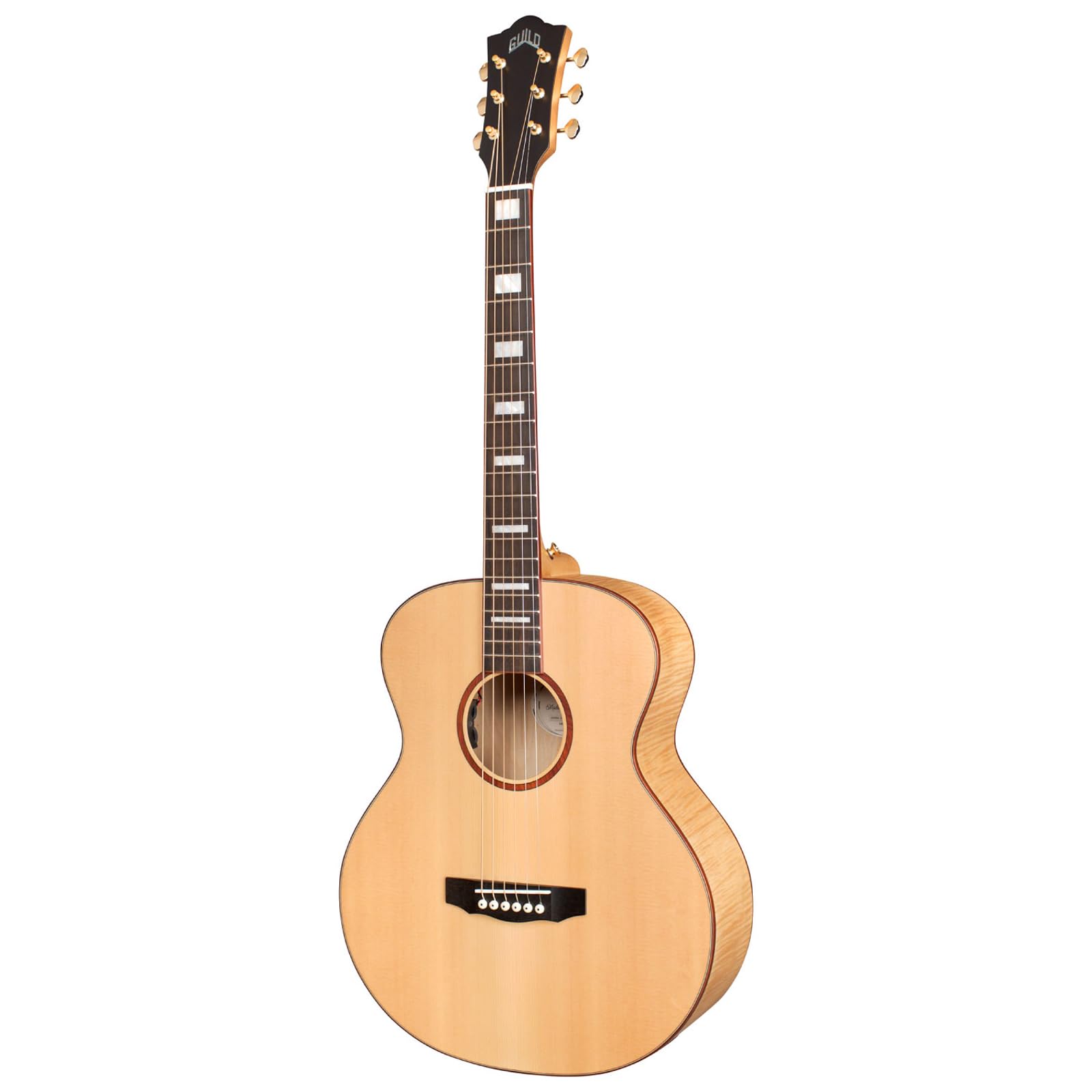 Amazon.com: Guild Jumbo Jr Reserve A/E Guitar Maple Antq Blnd