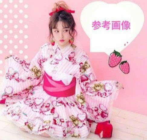 Amazon.co.jp: 浴衣ドレス 帯 160 地雷系 量産型 y2k 平成 姫系 ギャル