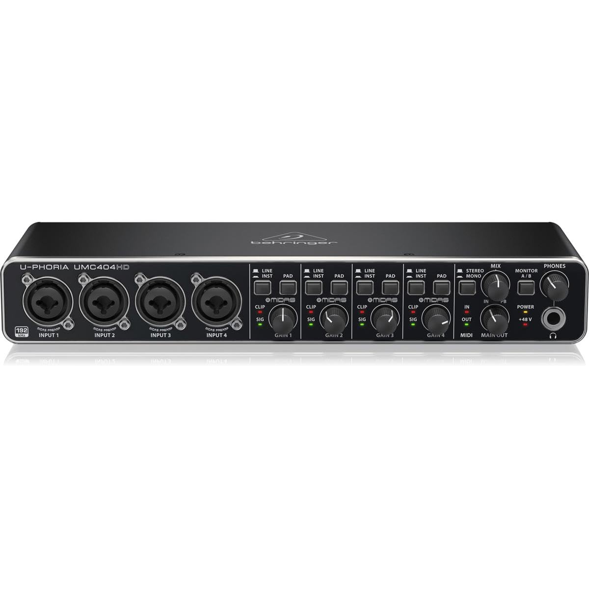 Amazon.co.jp: Behringer U-PHORIA UMC404HD Audiophile 4x4、24ビット