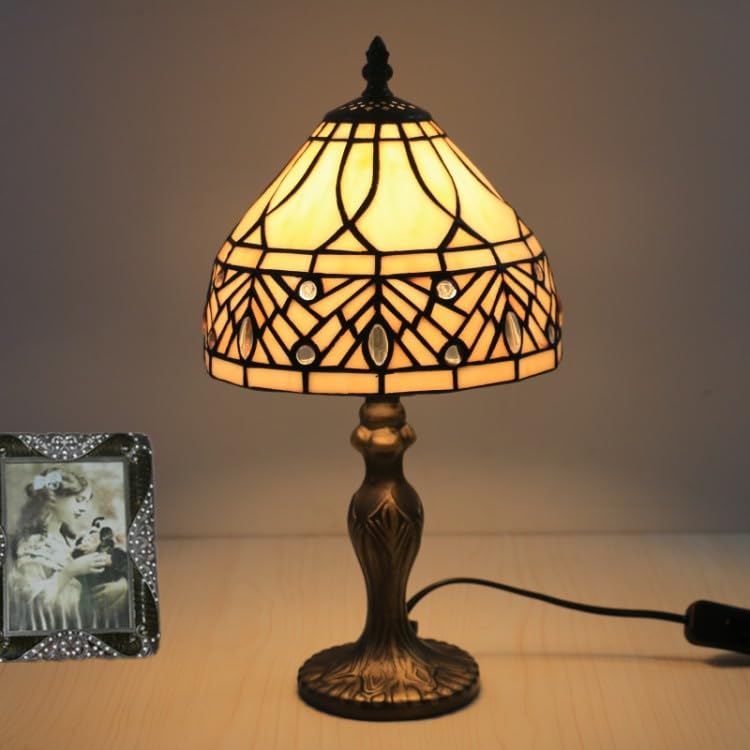 Amazon.co.jp : Uziqueif ステンドグラス ランプ アンティーク レトロ