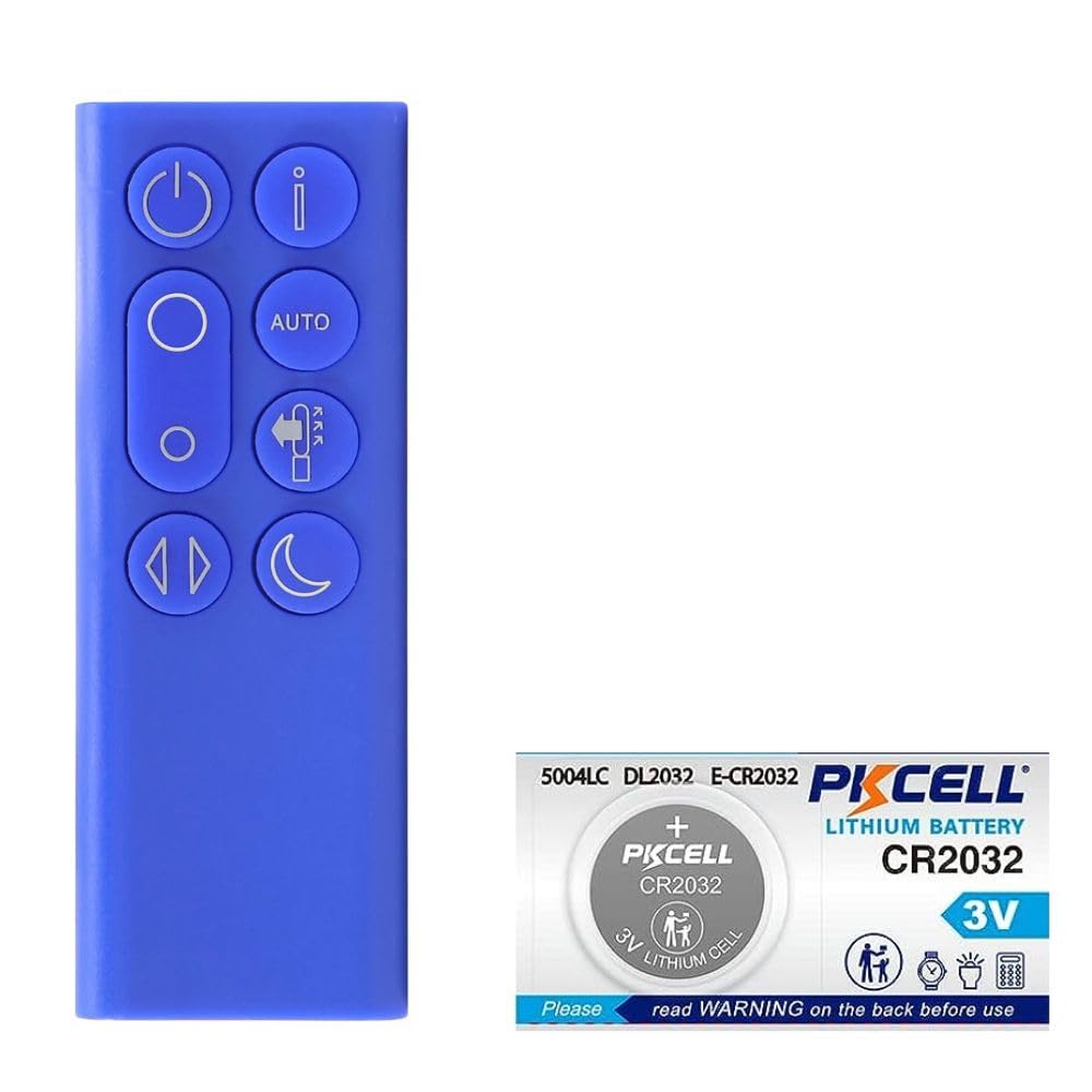Amazon.co.jp: 【電池付属】ダイソン TP04 TP07 リモコン 青 ブルー