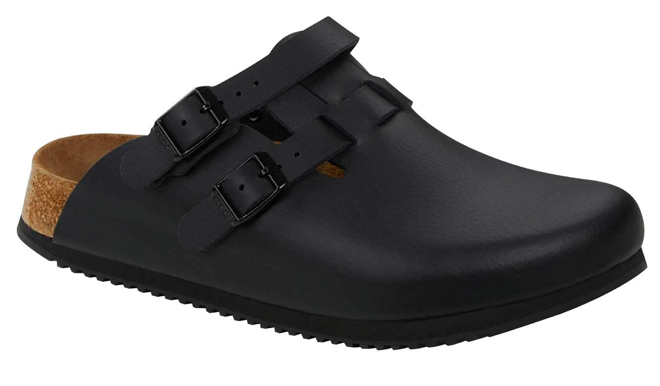 Amazon.com | Birkenstock Kay Super Grip Leather Black