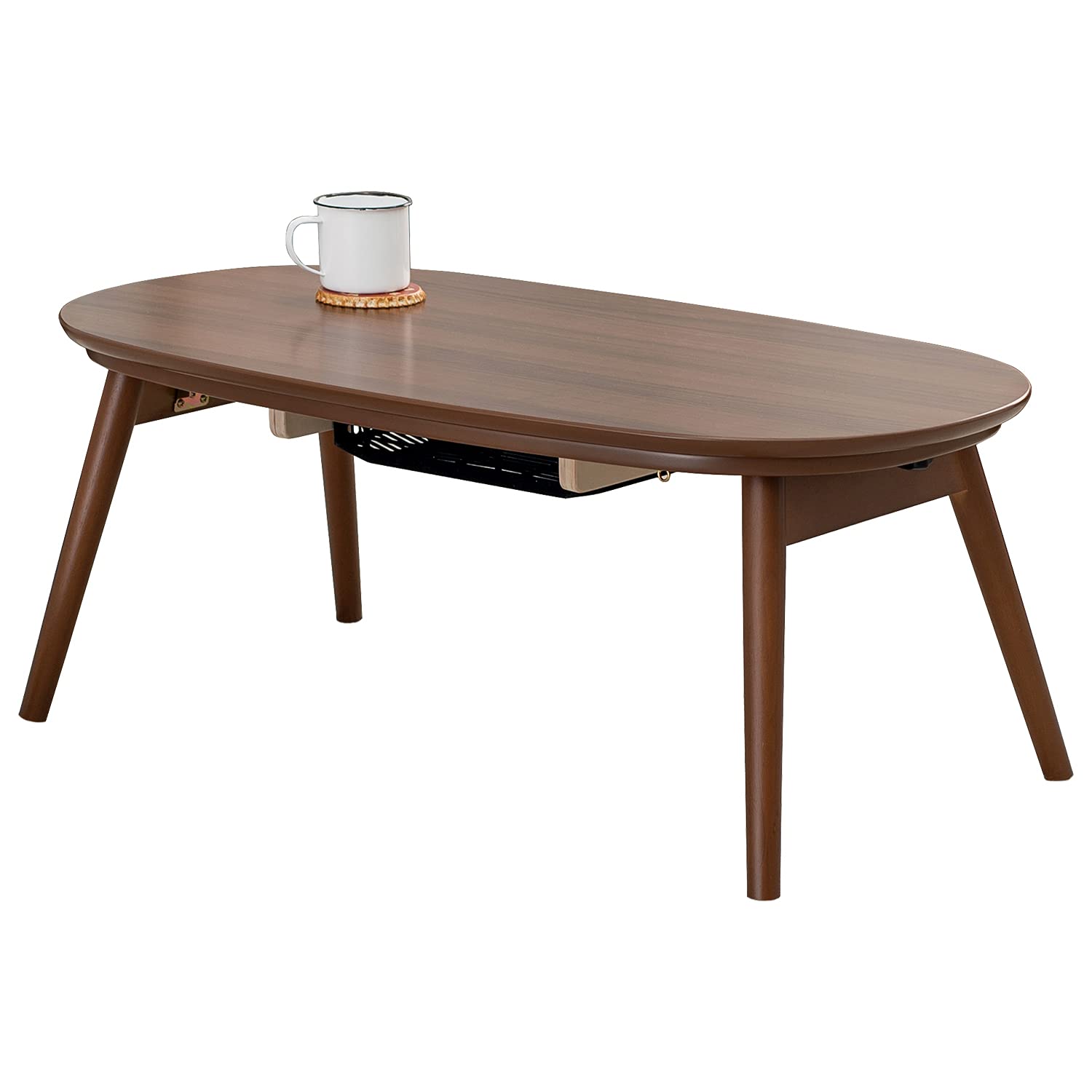 Amazon | 萩原 こたつテーブル カジュアル 一人用 【コタツに見えない