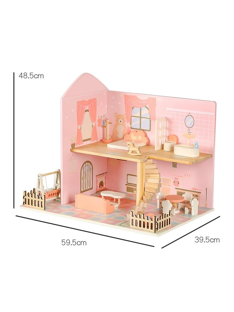 Amazon | ドールハウス キット ステキな2階建てハウス おままごと