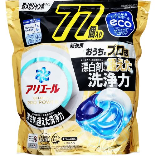 Amazon.co.jp: P&G アリエール ジェルボール プロ パワー 超メガ