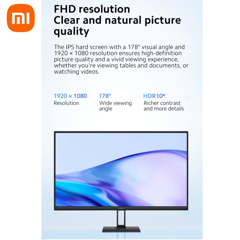Amazon.com: XIAOMI A27i 27 inch Monitor, 100Hz high Refresh Rate