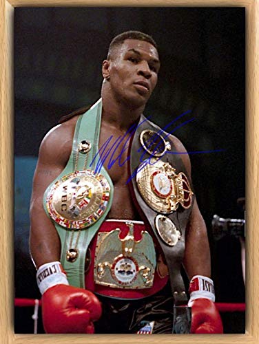 Amazon.co.jp: マイクタイソン 額装付きサインフォト ボクシング