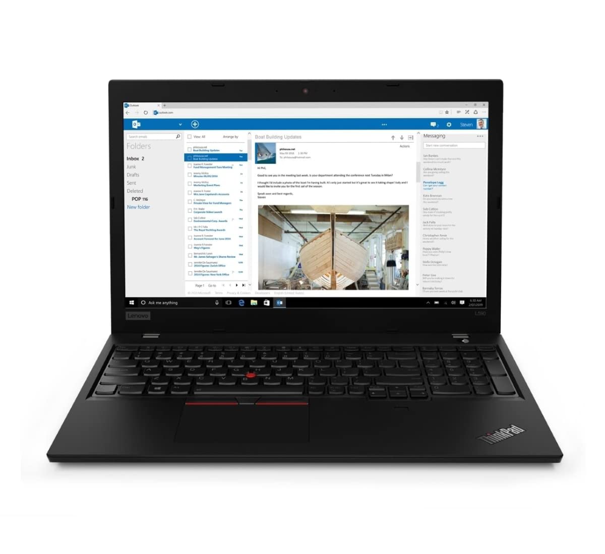 Lenovo ThinkPad L590 15,6 pollici 1920 × 1080 Full HD Intel Core