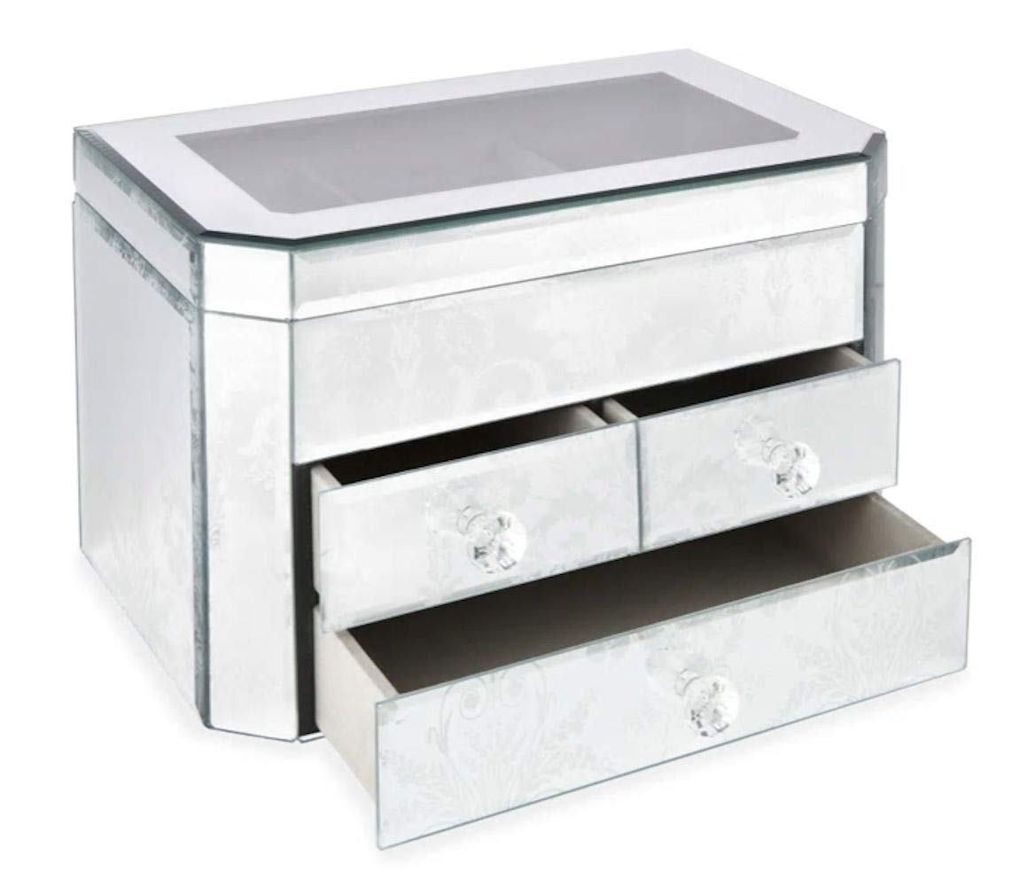 Amazon｜Laura Ashley [ローラアシュレイ] ミラージュエリーボックス