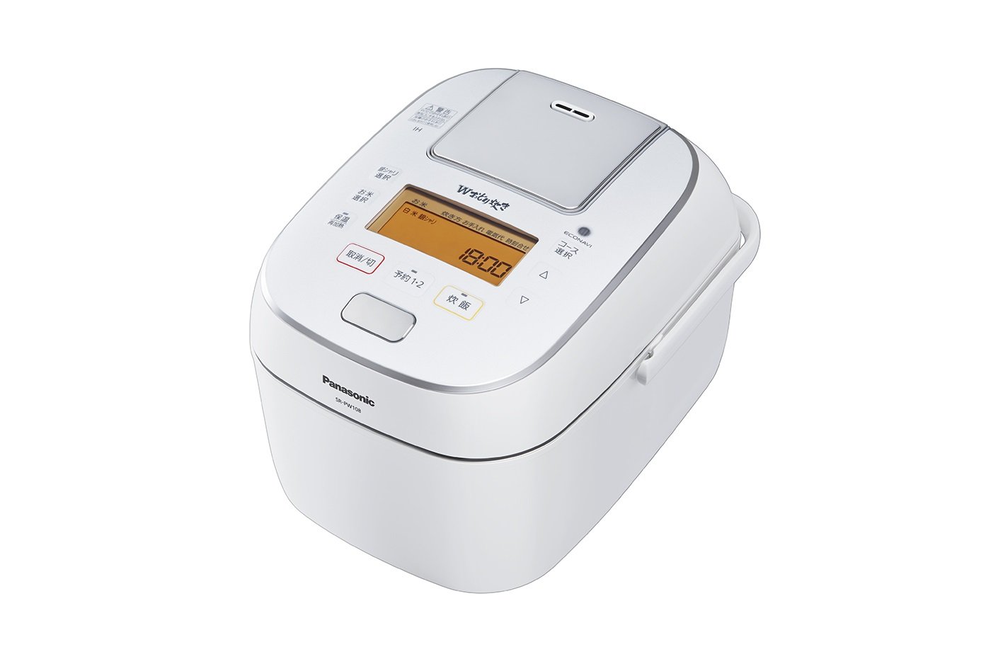 Amazon | パナソニック 炊飯器 1升 圧力IH式 Wおどり炊き ホワイト SR