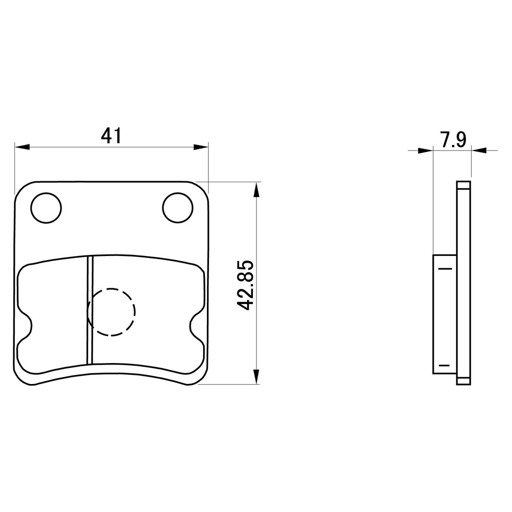 Amazon | デイトナ(Daytona) バイク ブレーキパッド 赤パッド